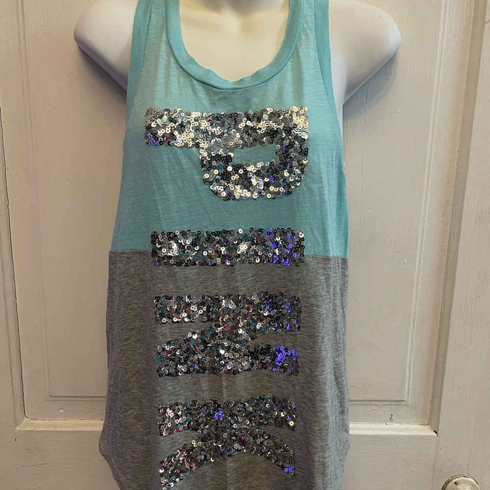 PINK Victoria's Secret Aqua Tank Top